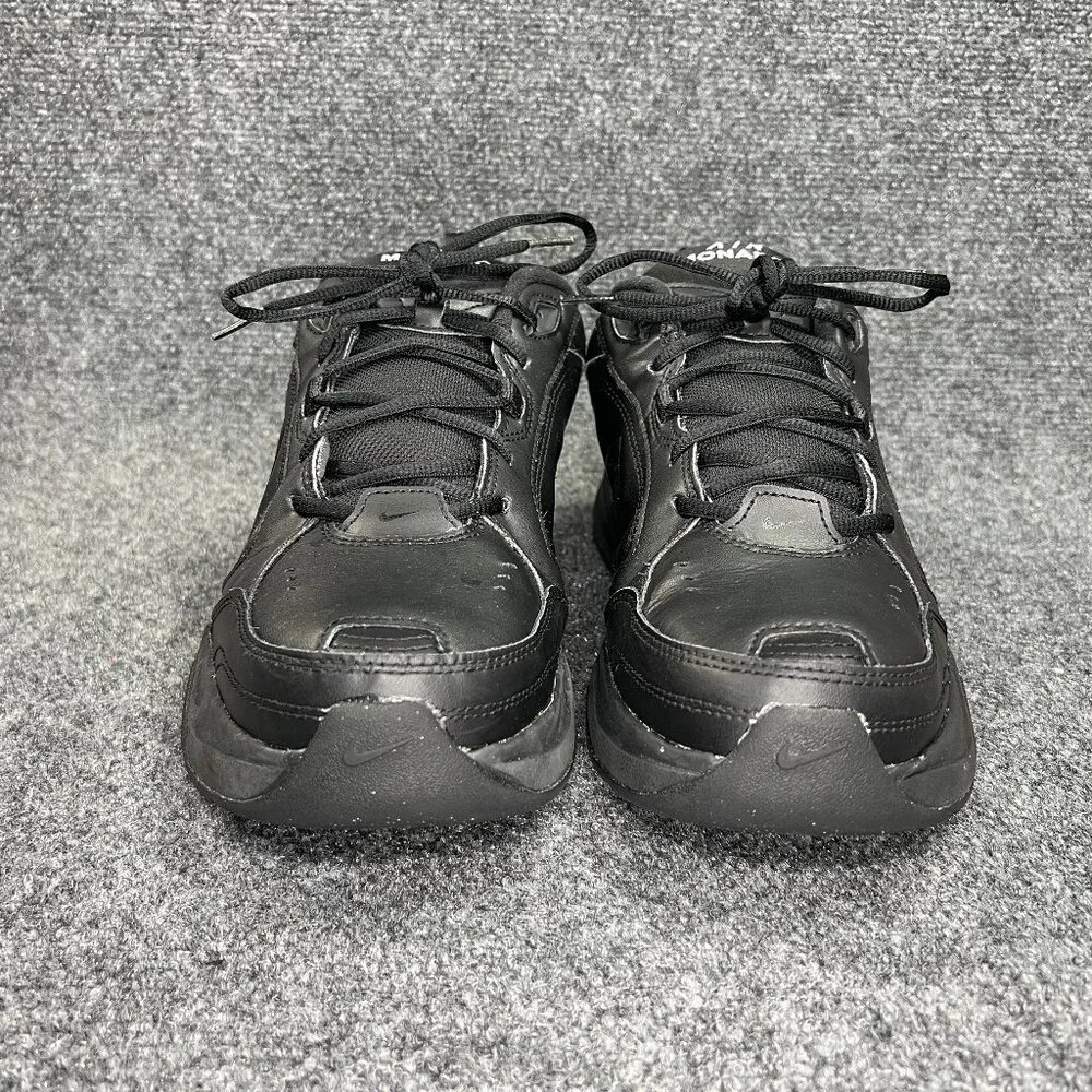 Nike Air‎ Monarch IV Athletic Shoes Men's Size 13 Black Leather Comfort Walking